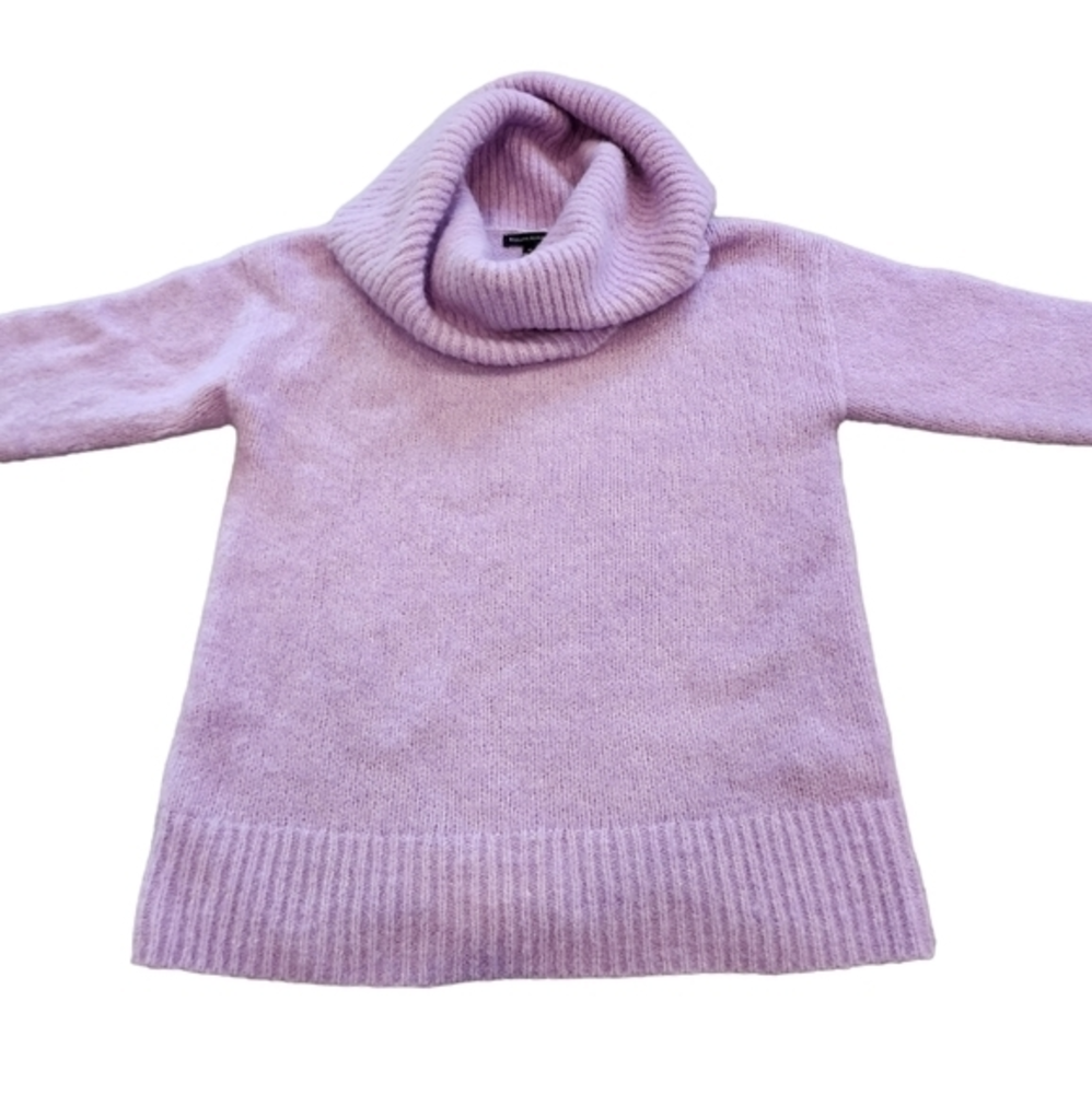 Banana Republic Soft Lilac Cowl Neck Sweater